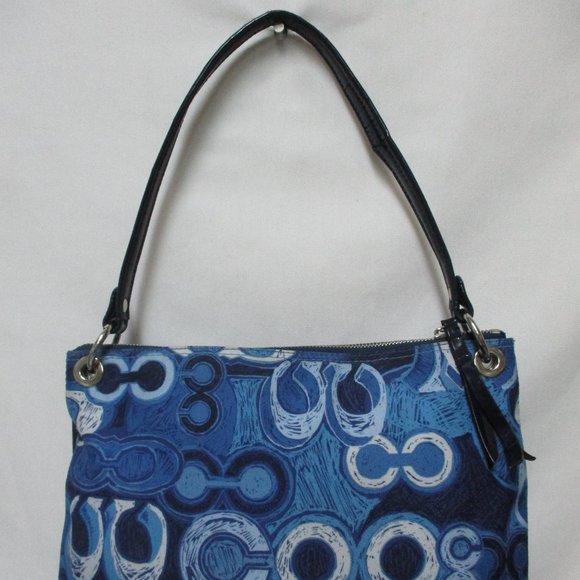 Coach Poppy 19882 Nylon Signature Hippie Purse Bag - Picture 7 of 15